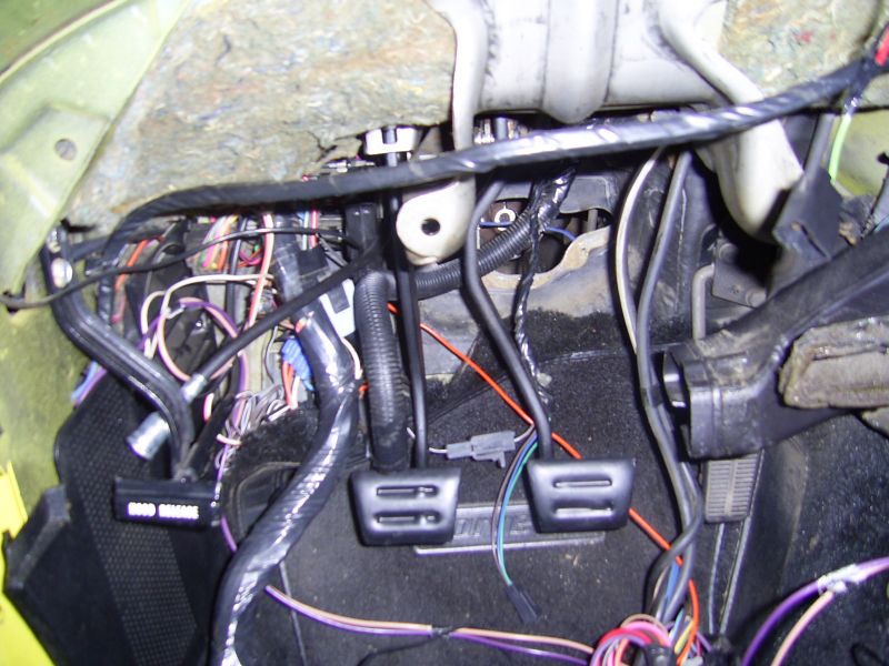 Corvette C3 Pedal Assembly Installed
