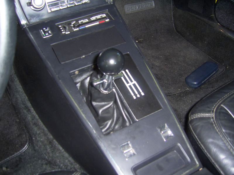 Corvette C3 Console after TKO 5-Speed Install