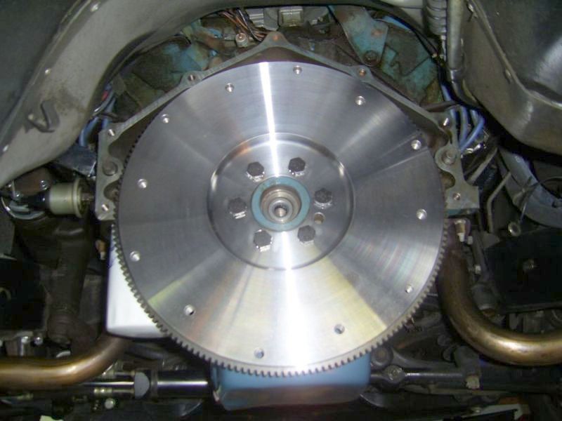 C3 Corvette Billet Steel Flywheel Installed