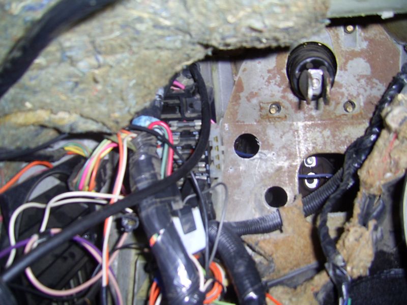 Hole Cut out for Clutch Rod